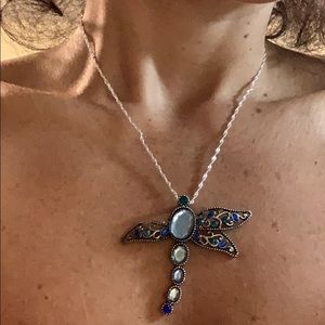 Broken Wing Dragon-Fly Pendant